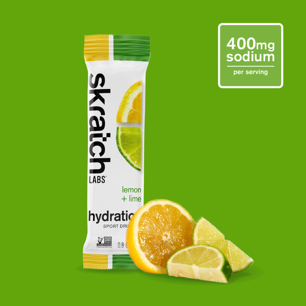 Skratch Labs Hydration Sport Drink Mix - Lemon + Lime Box of 20